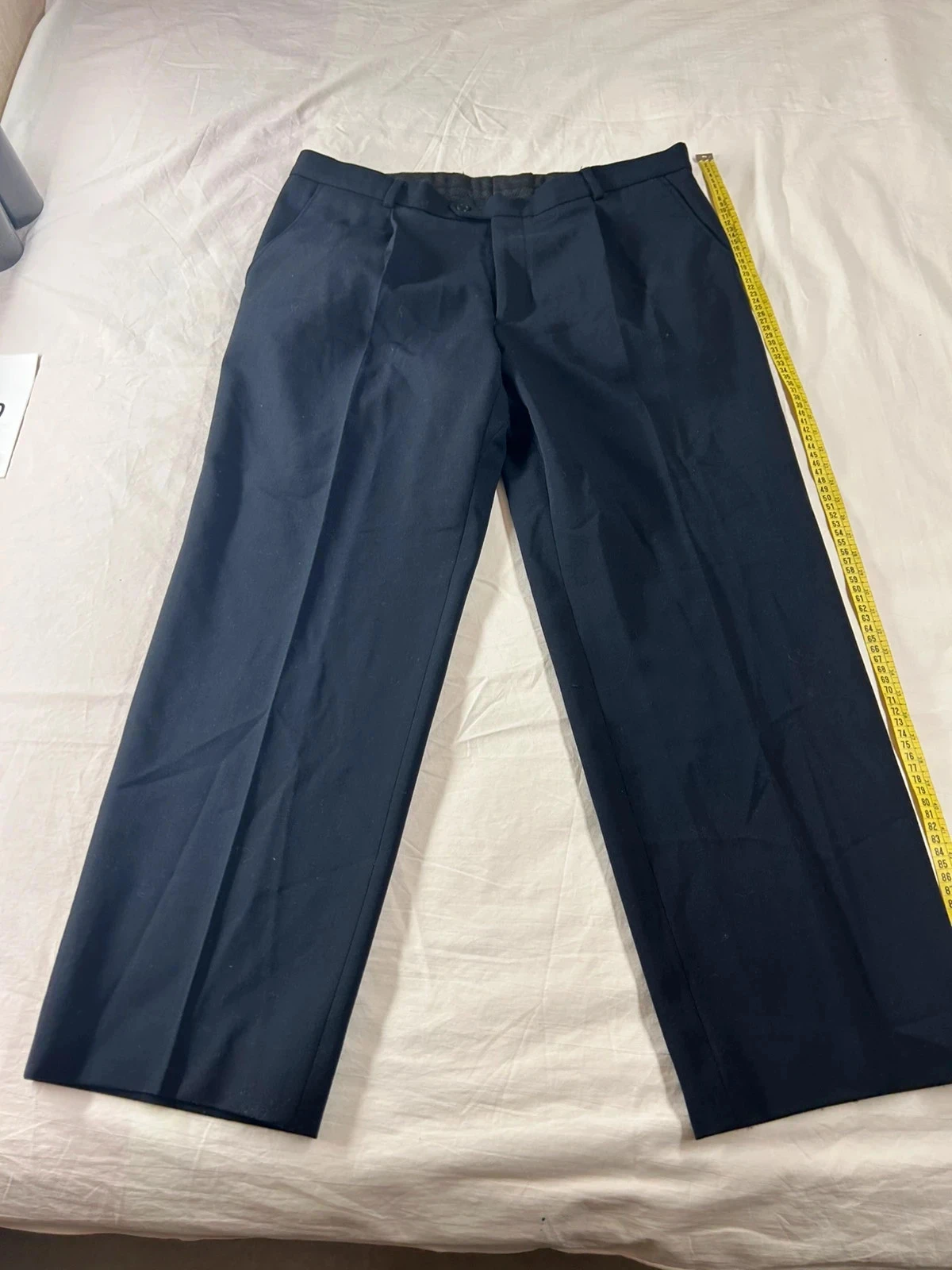 Calça de fato reta canaletto – photo 2